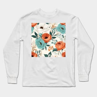 Wedding Flowers Pattern 24 Long Sleeve T-Shirt